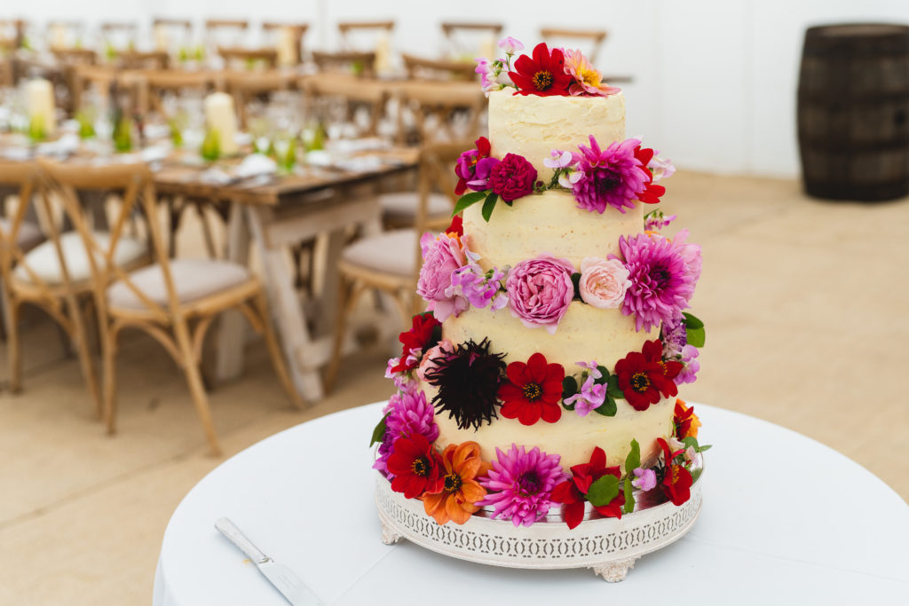 Iced Wedding Cake - The Simply Delicious Cake Company