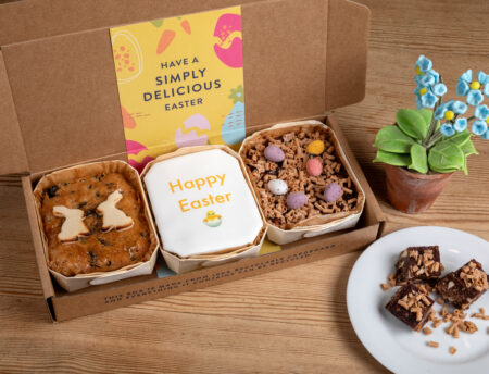 Easter Letterbox Cakes: Simnel Cake, Iced Lemon & Elderflower Cake and Chocolate Biscuit Cake